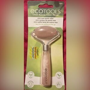 EcoTools Clean Beauty Mini Rose Quartz Facial Roller #7597 Biodegradable